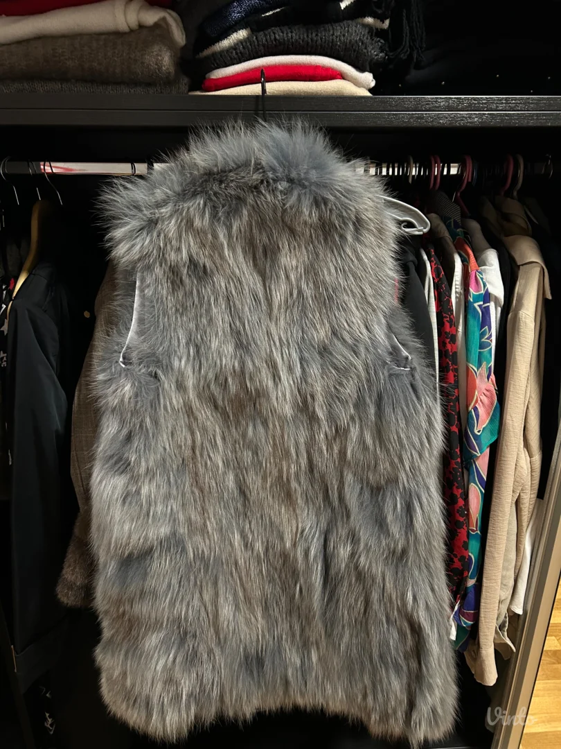 Krzneni prsluk - pravo krzno