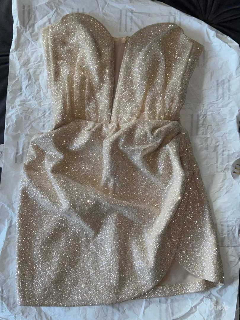 Milica Ivankovic atelier-zlatna haljina