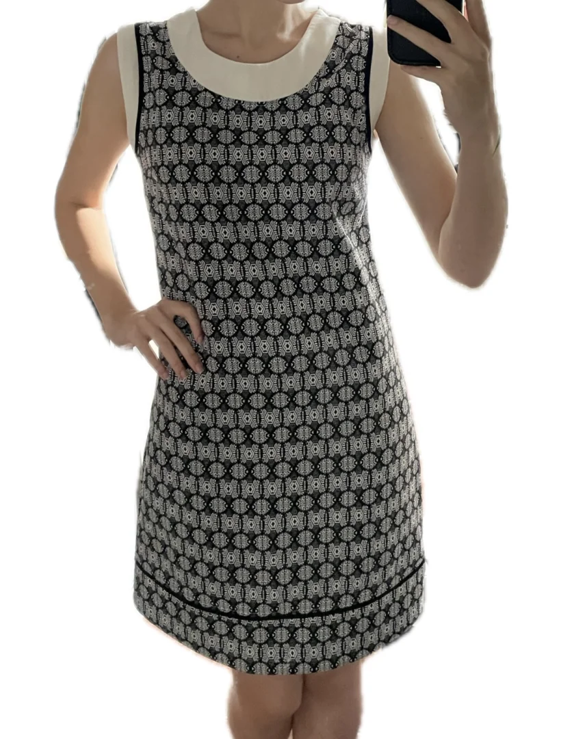 Crno bela haljina NOVO