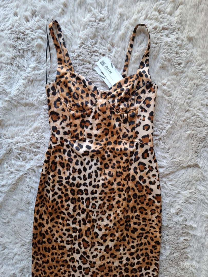 Zara nova leopard-korset haljina