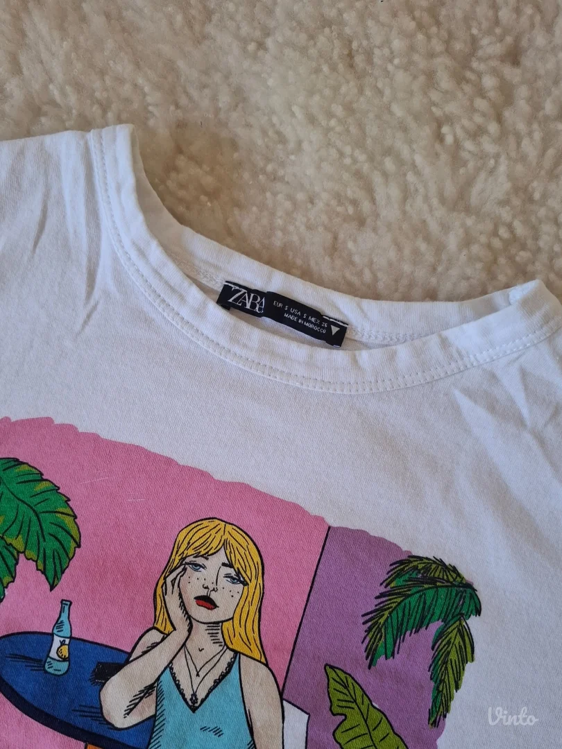 Zara majica sa printom
