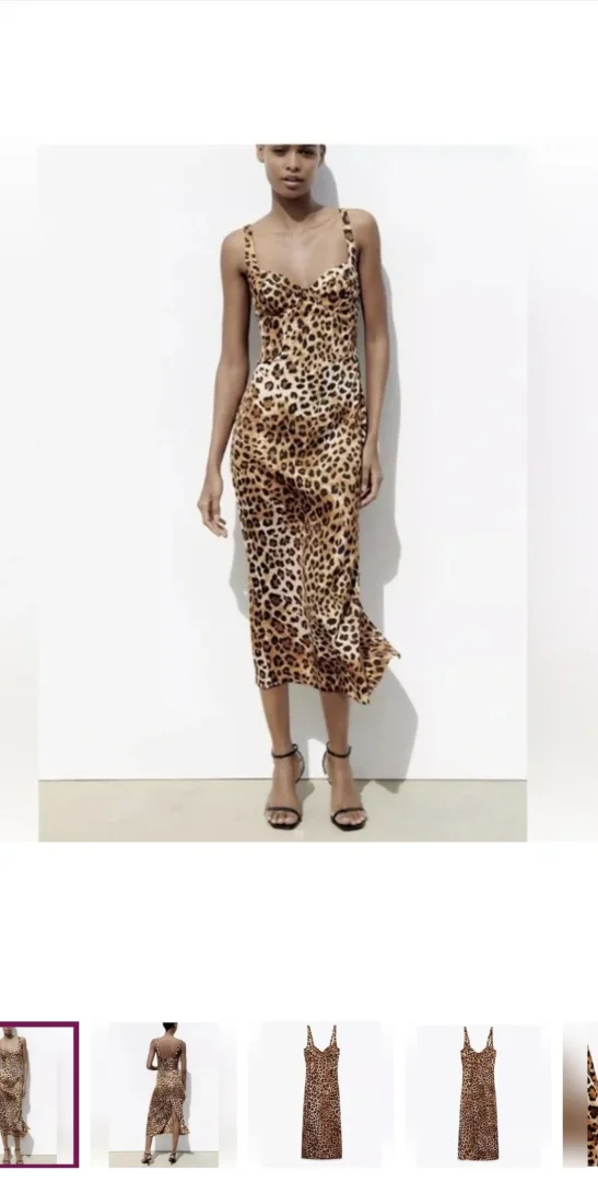 Zara nova leopard-korset haljina