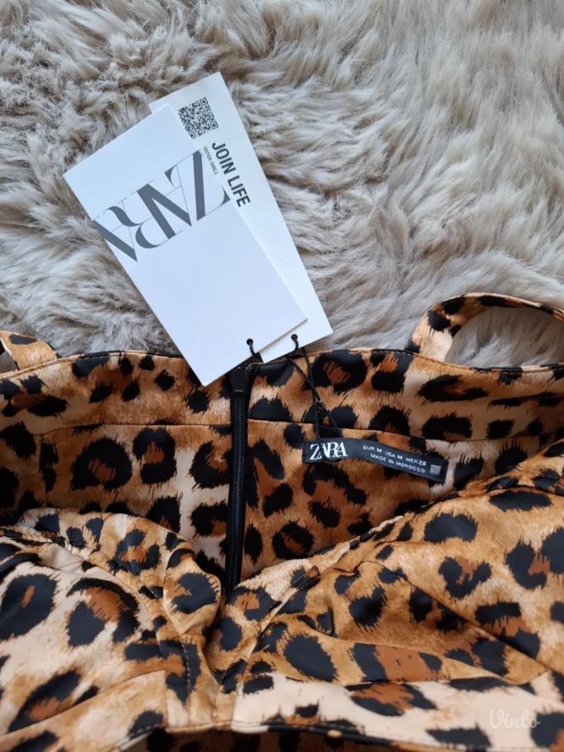 Zara nova leopard-korset haljina
