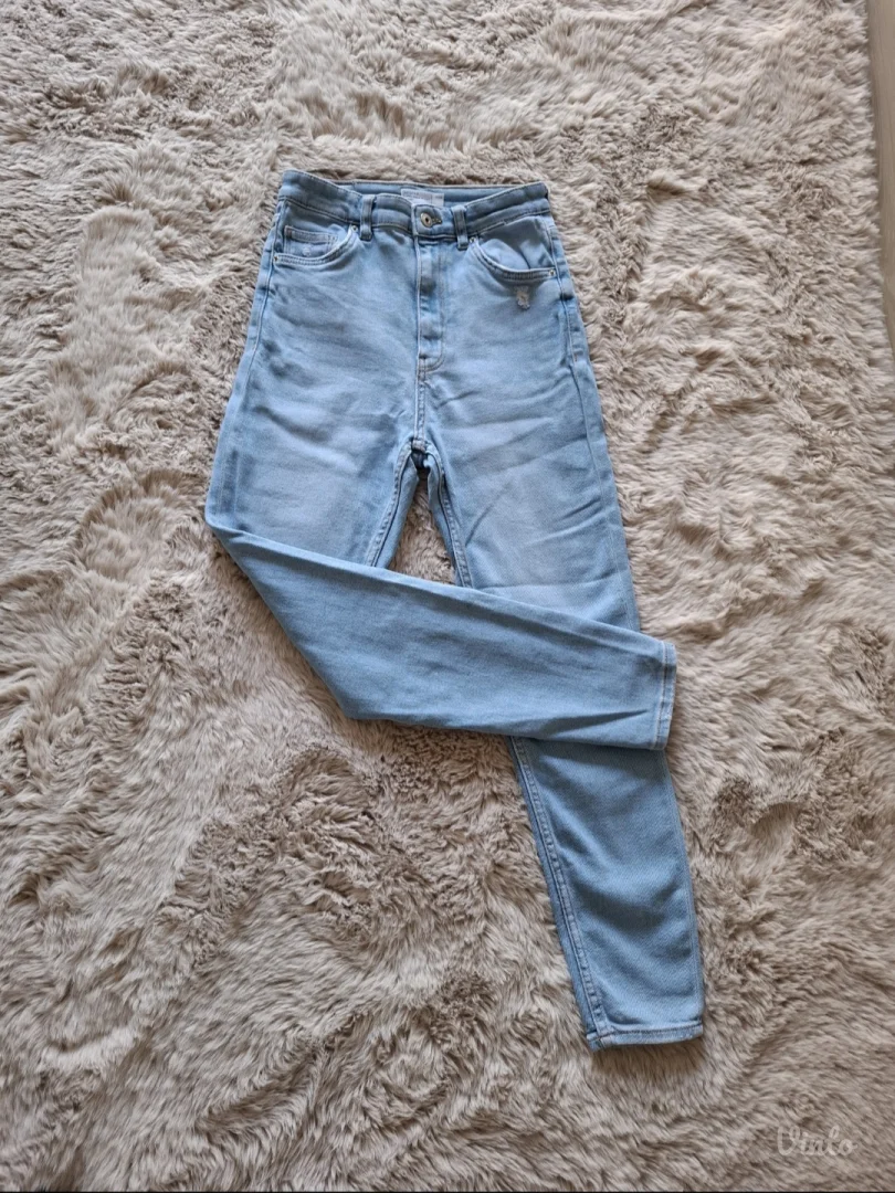 Bershka super high waist farmerke