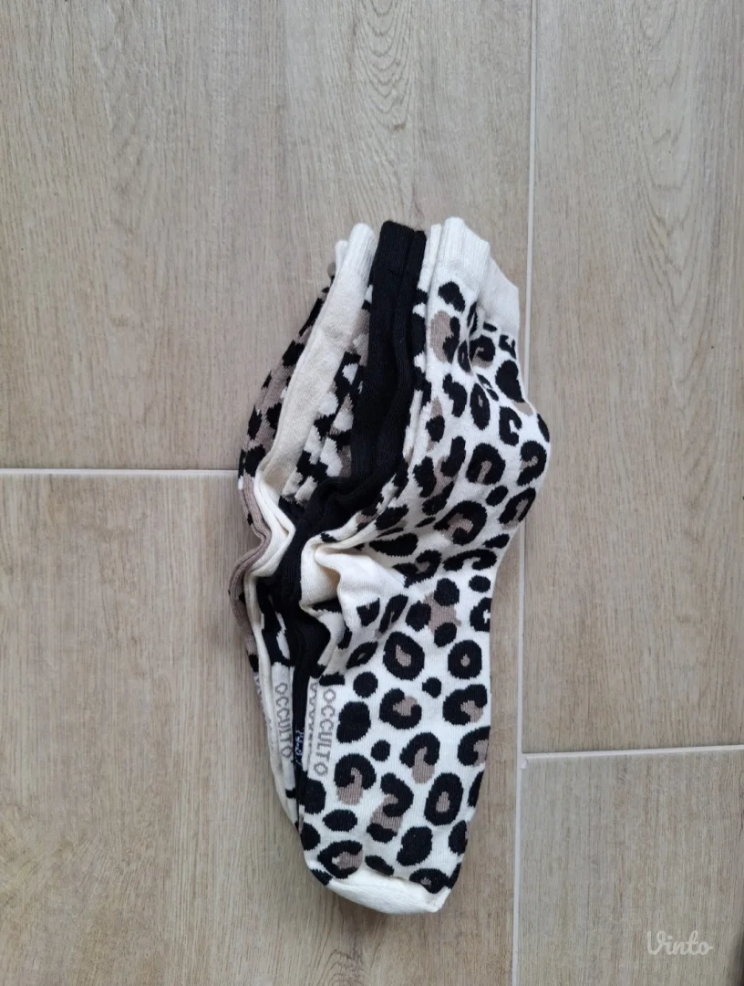 Nove leopard čarape, 5 kom