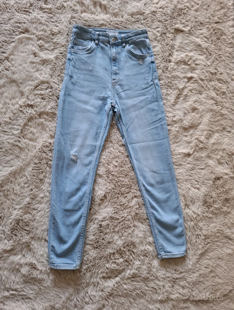 Bershka super high waist farmerke