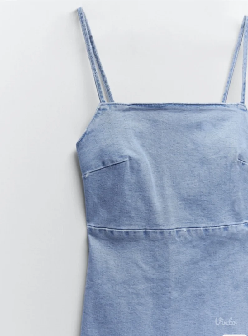 Zara nova teksas haljina