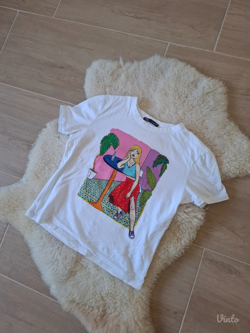 Zara majica sa printom