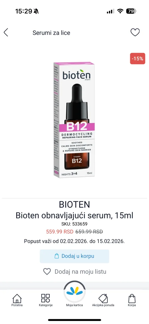 Serum Bioten NOVO