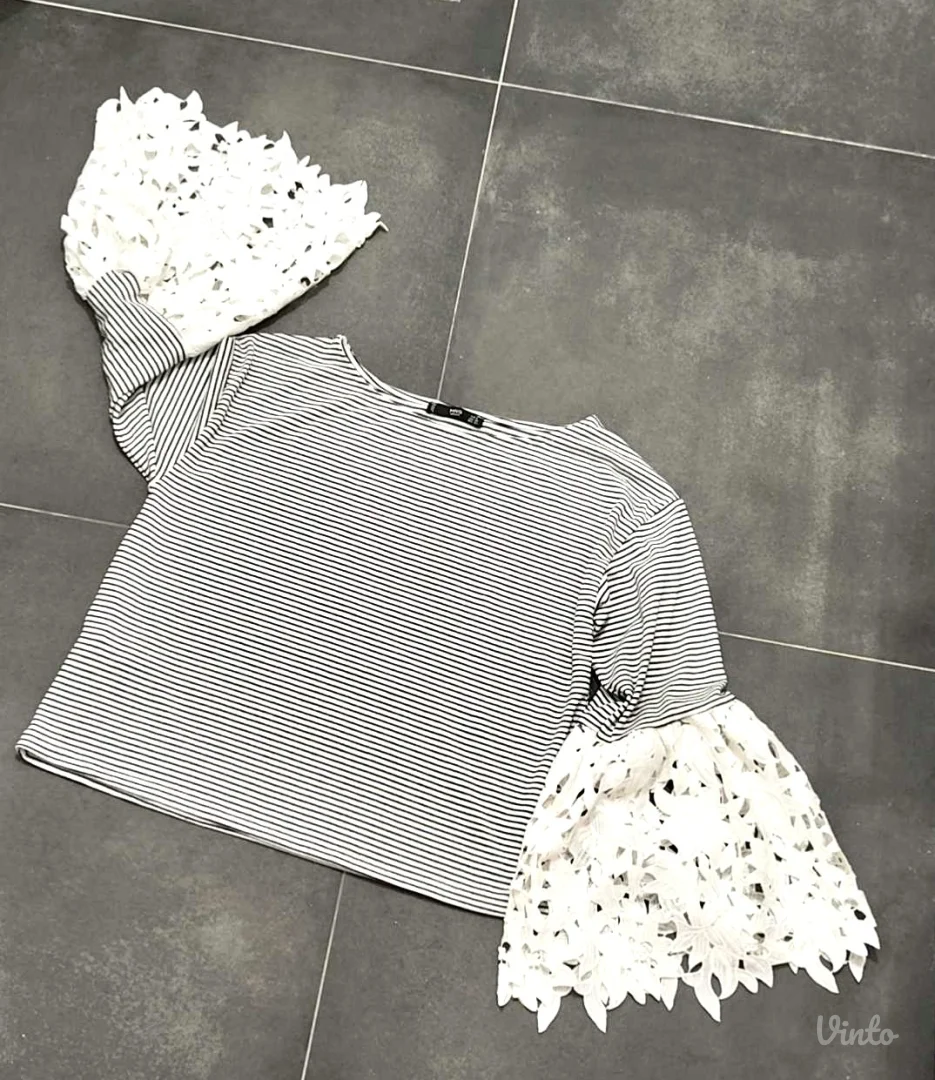 Mango prugasta bluza. S
