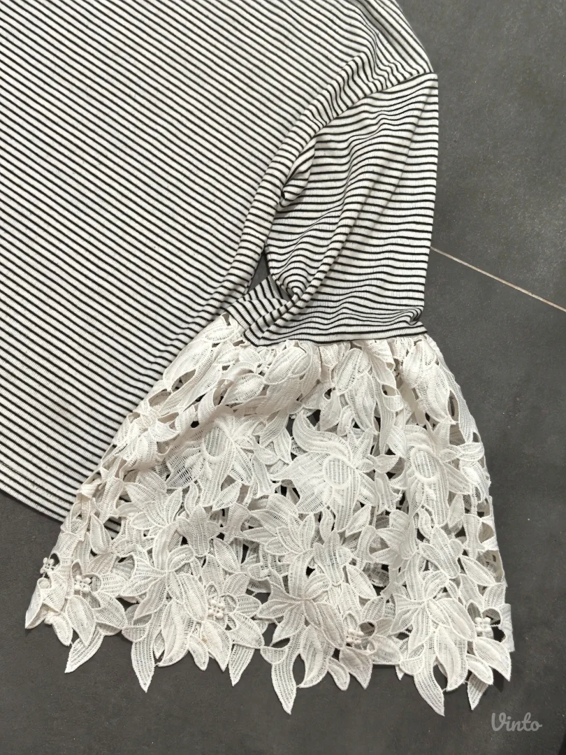 Mango prugasta bluza. S