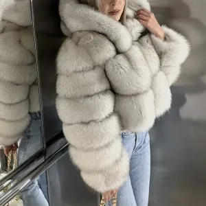 bunda od lisicijeg krzna