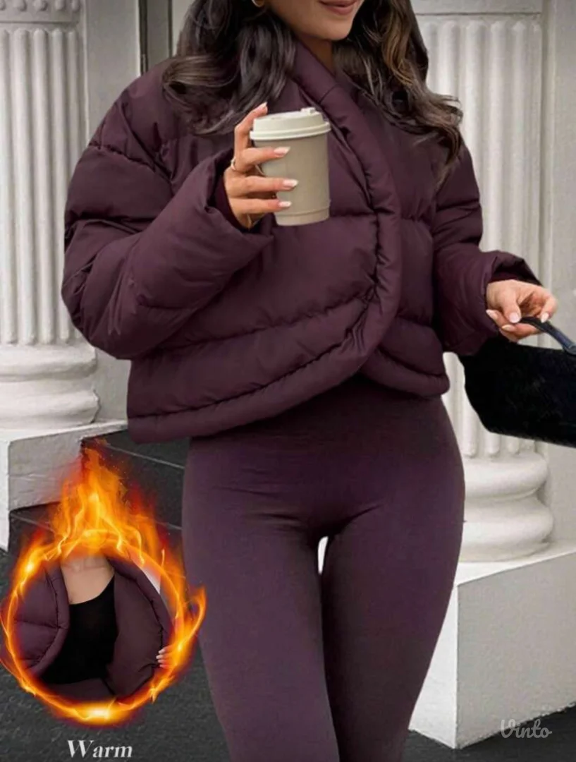 NOVO Bomber burgundi topla jakna L