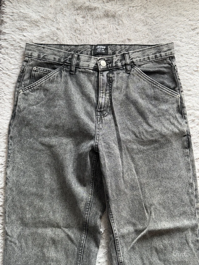 Cropp teksas sive pantalone