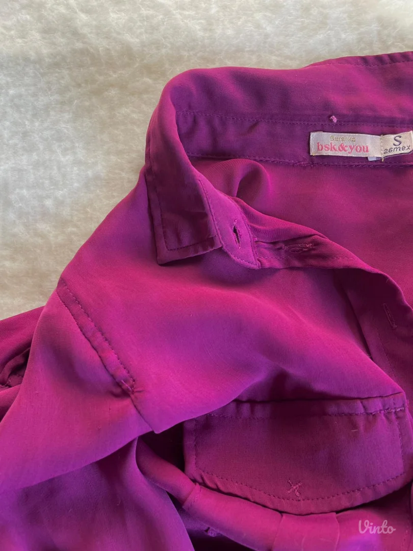 Bershka ljubičasta košuljica