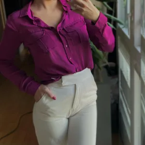 Bershka ljubičasta košuljica