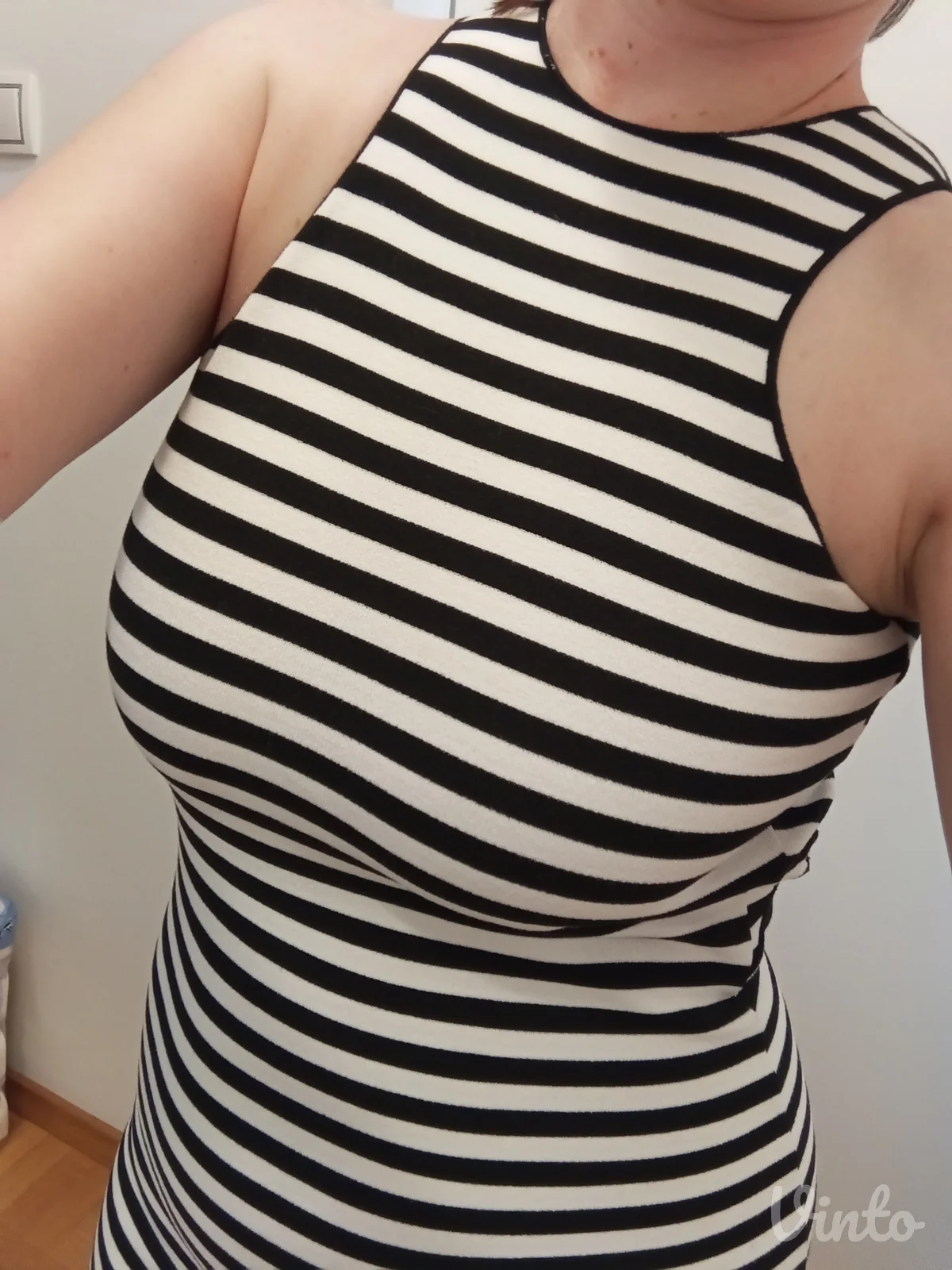 Zara haljina pruge Vikend Akcija