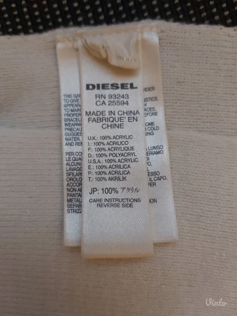 Čitajte oglas pažljivo! Unisex Diesel šal
