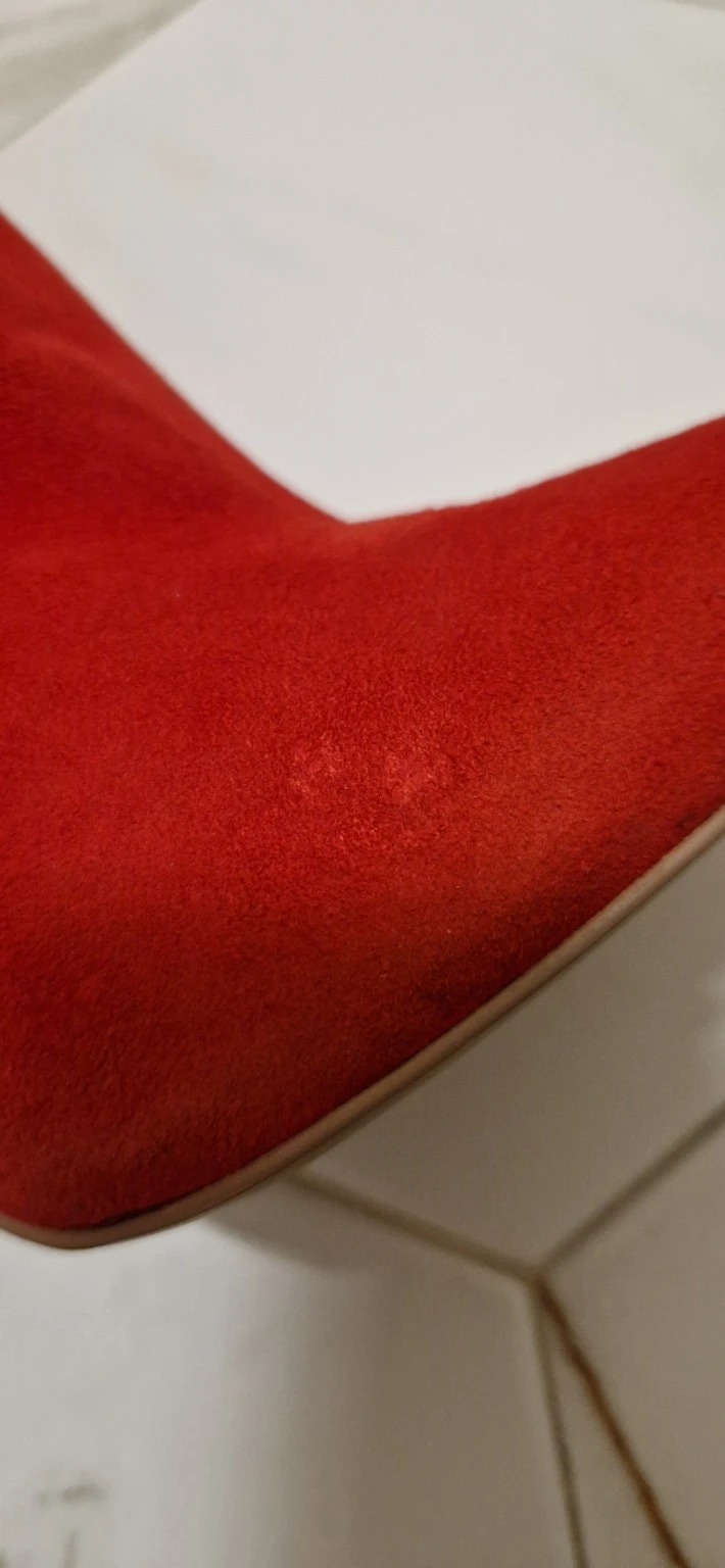 Steve Madden crvene čizme od velura – broj 36