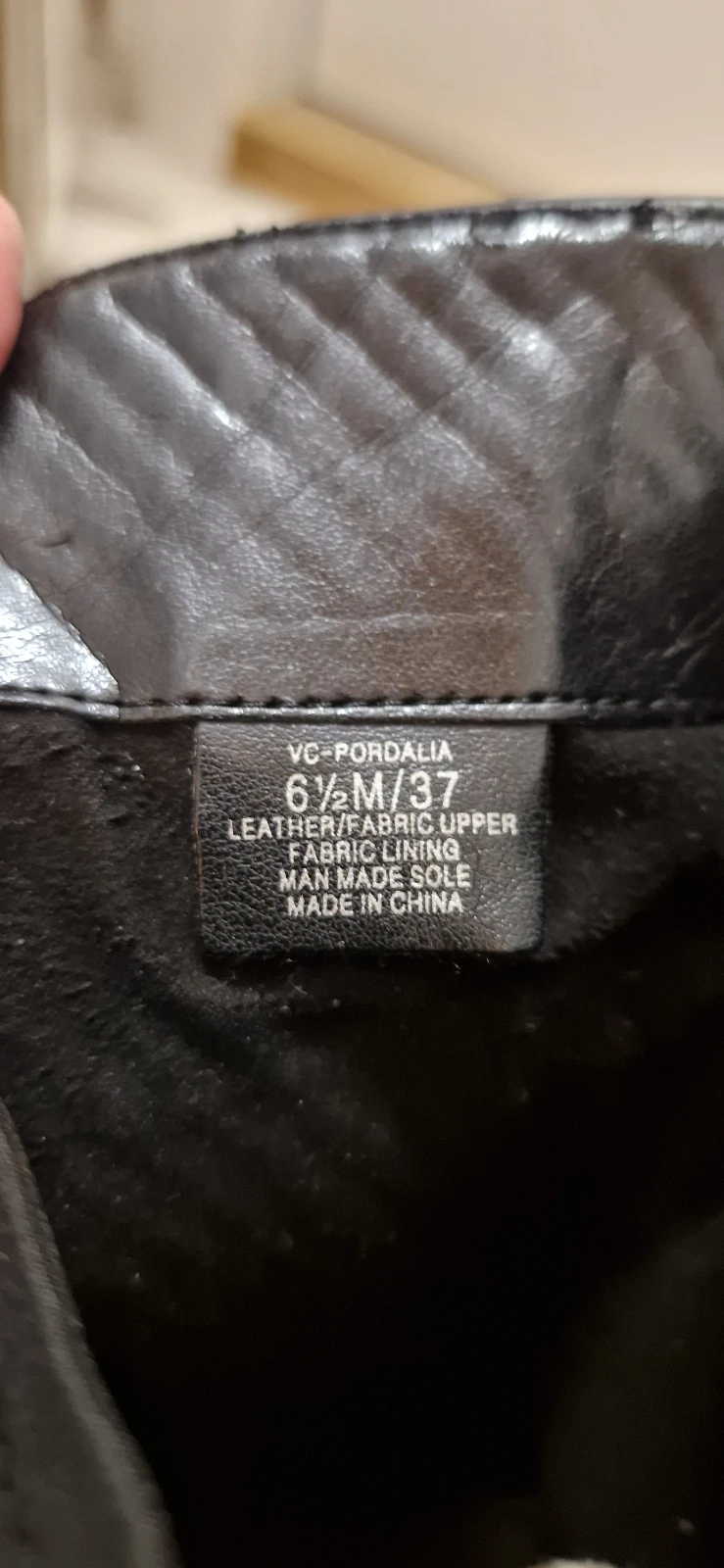 Vince Camuto crne čizme do kolena – broj 37