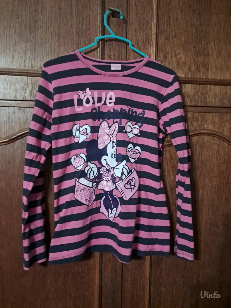 Roze straftasta majica