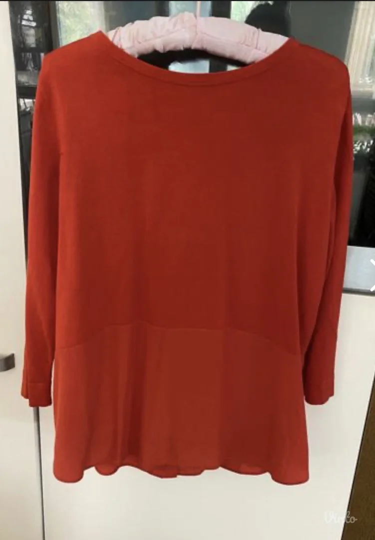 COS majica dugih rukava / viskoza i svila