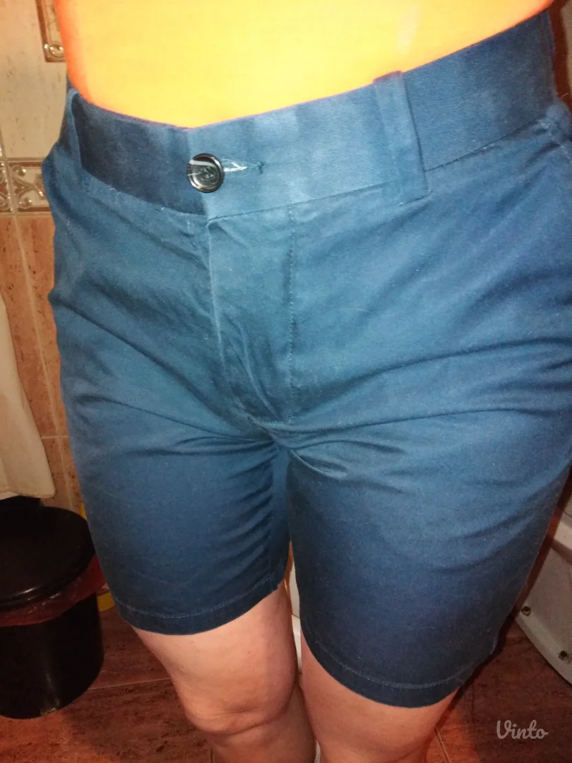 Šorc pantalonice teget H&M S-M