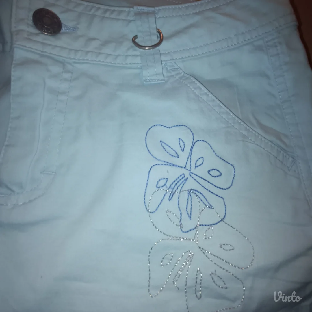 Šorc plavi s vezom S-M