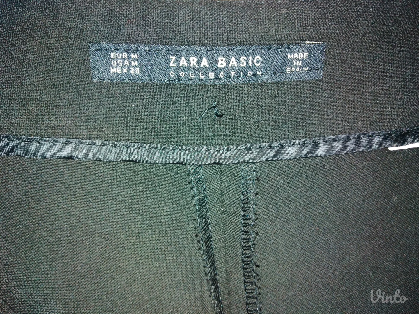 Šorc elegantni crni Zara basic L