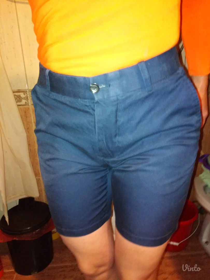 Šorc pantalonice teget H&M S-M