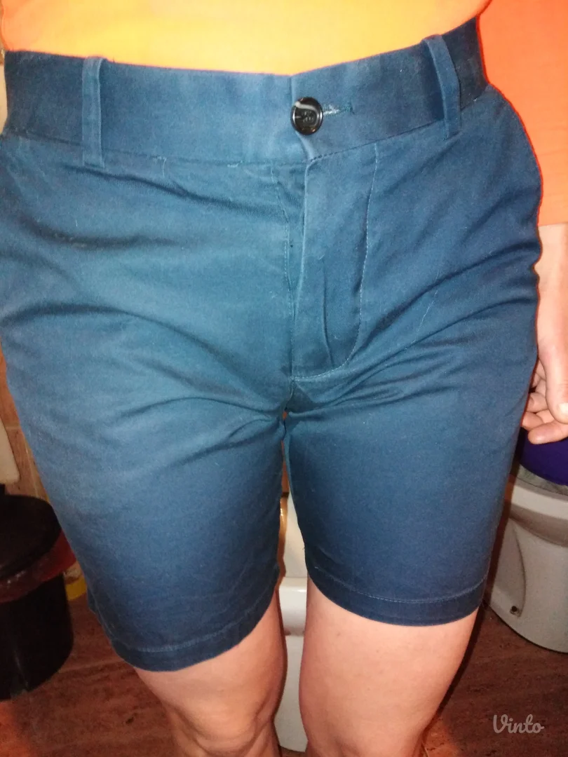 Šorc pantalonice teget H&M S-M