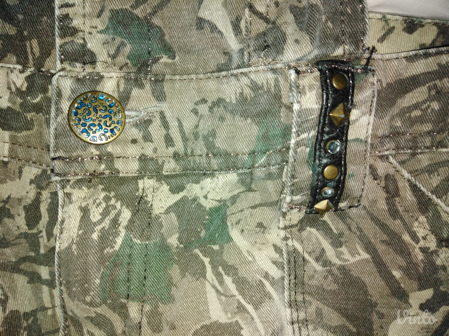 Šorc s tregerima Jennyfer maskirno braon drap 38