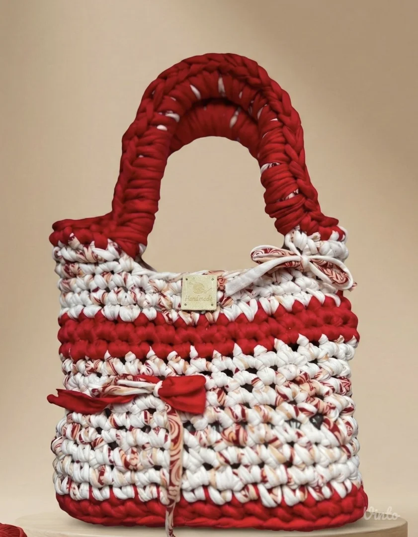 Heklana torbica ❤️🤍