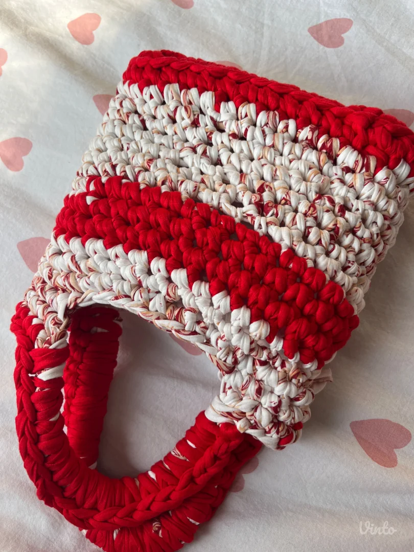 Heklana torbica ❤️🤍