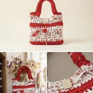 Heklana torbica ❤️🤍