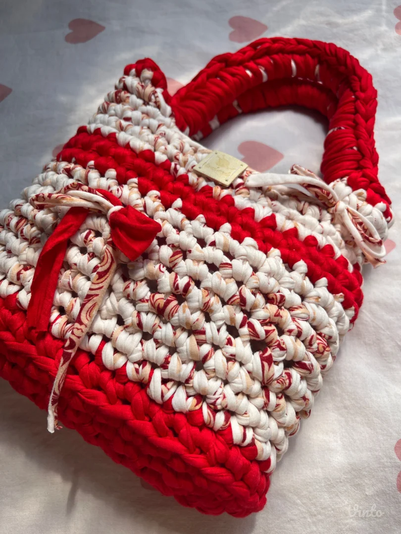 Heklana torbica ❤️🤍