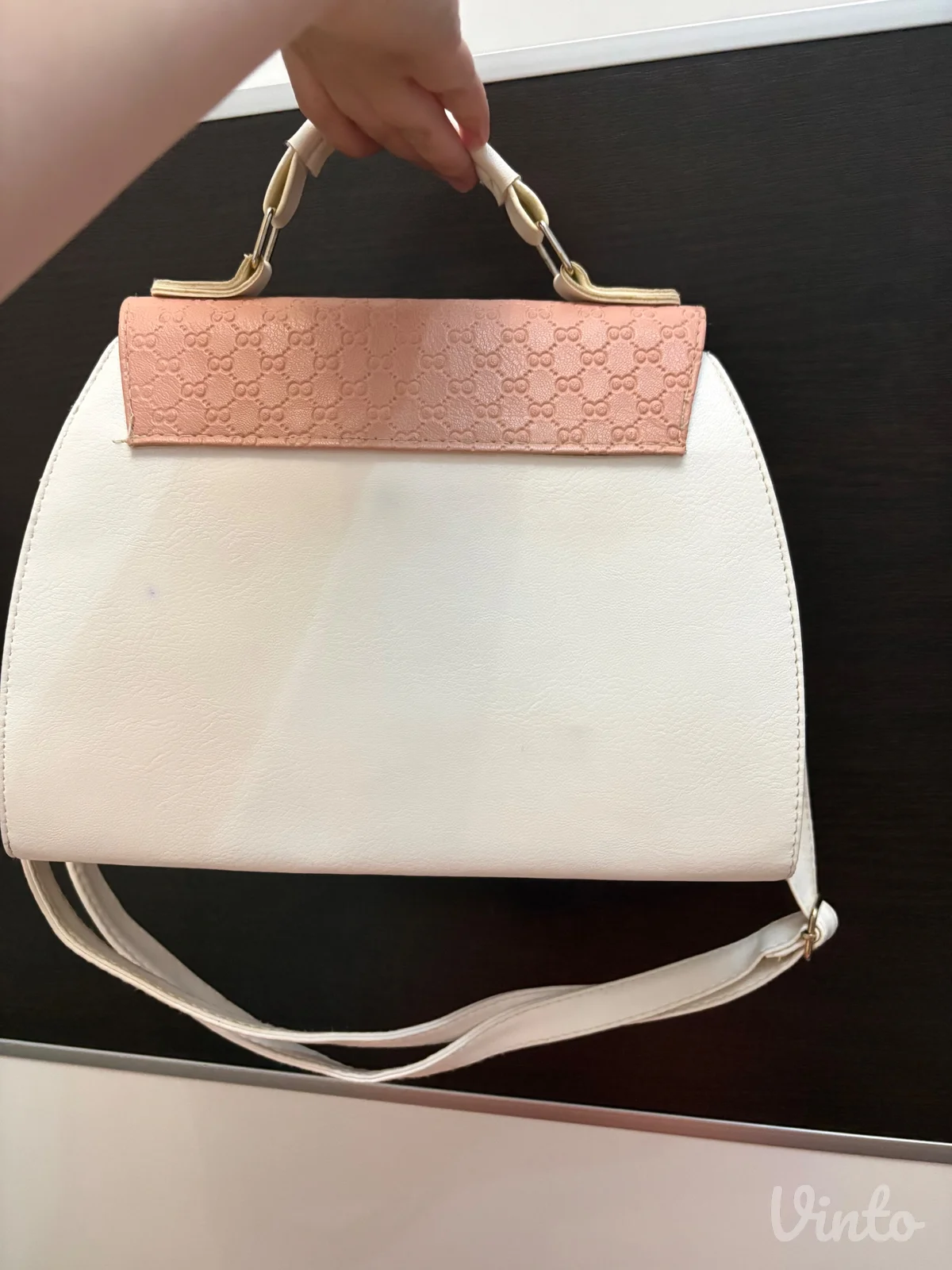 Belo roze torba