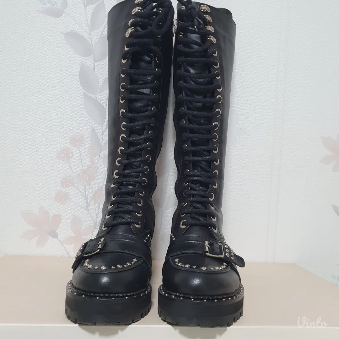 Shoebox Duboke Kožne Čizme