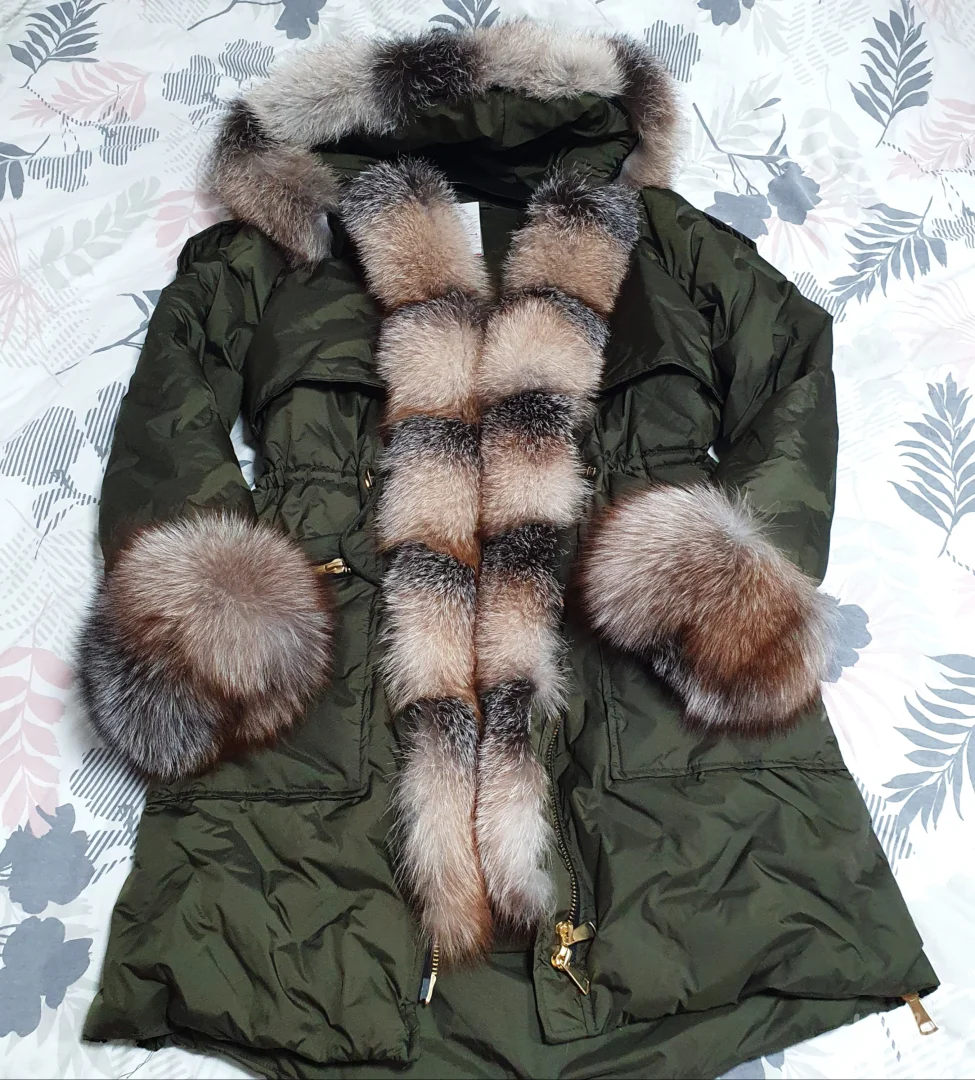 Novo! Parka sa Prirodnim Krznom