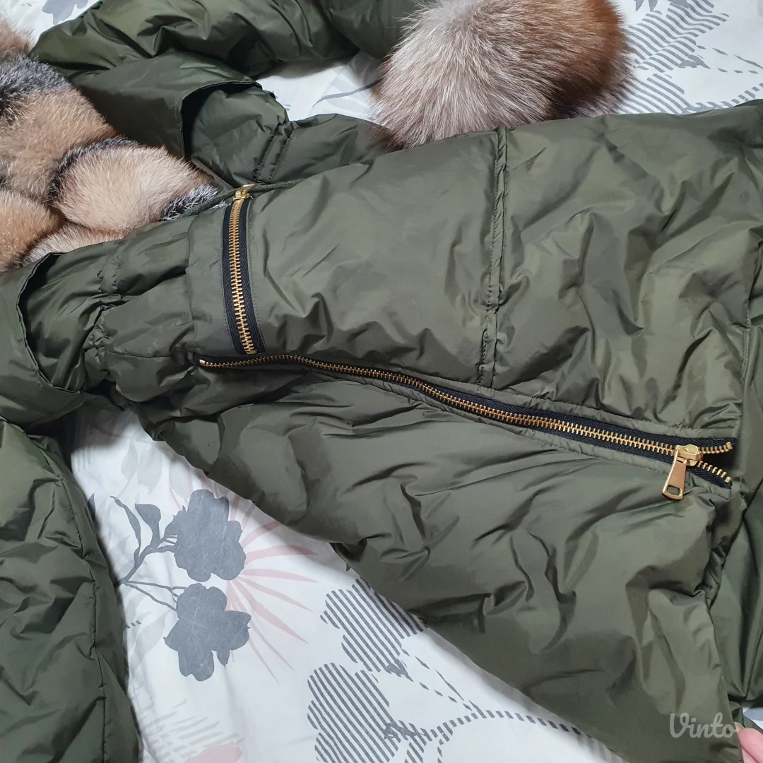 Novo! Parka sa Prirodnim Krznom