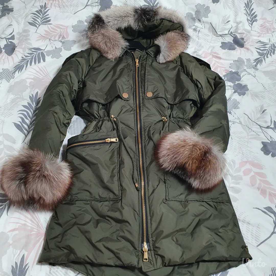 Novo! Parka sa Prirodnim Krznom