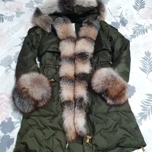 Novo! Parka sa Prirodnim Krznom