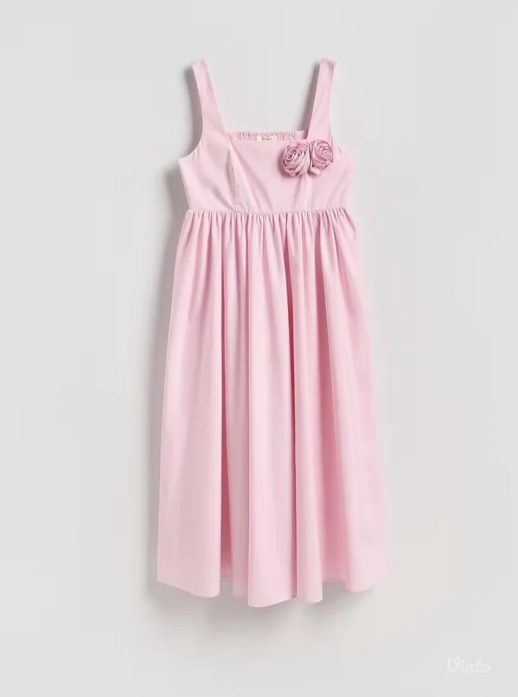 Roze letnja haljina