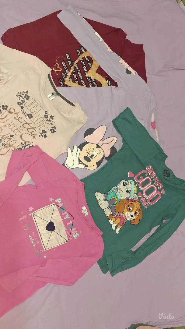 Ocuvana garderoba za devojcicu,vel 122/128