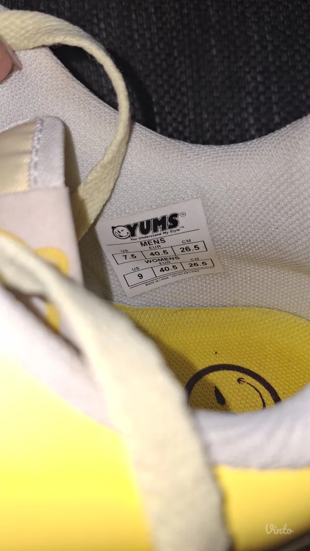 Yums Gelato yellow patike