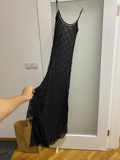 Zara čipkasta haljina NOVO