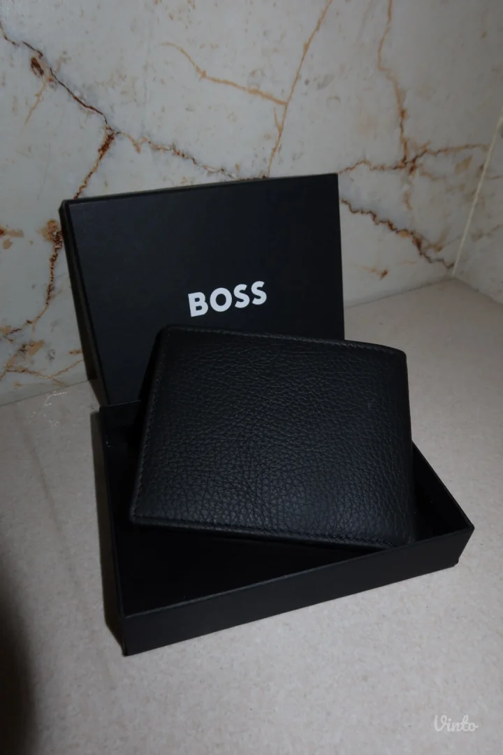 BOSS original kožni muški novčanik