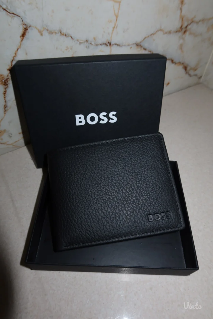 BOSS original kožni muški novčanik
