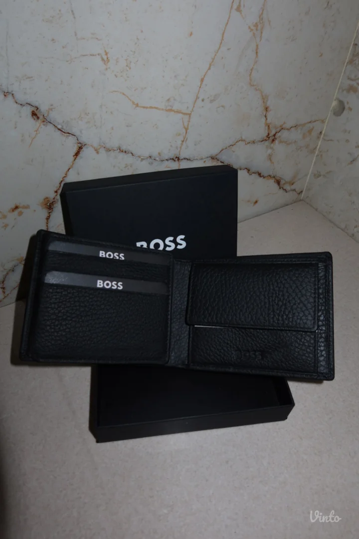 BOSS original kožni muški novčanik