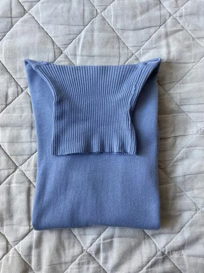 Stradivarius plava rolka S/M